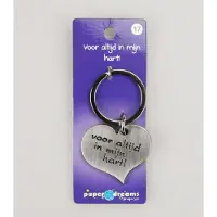 Paper Dreams Hart sleutelhanger - In mijn hart