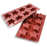 Silikomart bakmat met 8 sterren