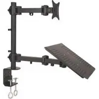 Art L-23 (27") Schroeven Zwart (Tabel, 27.01"), Monitorsteun, Zwart