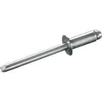 Goebel - 1000 x Blindklinknagels (Ø x L) 3 x 6 mm - Staal verzinkt / Staal verzinkt - Verzonken kop - STANDARD - 7081130600 - ISO15980 - Popnagel