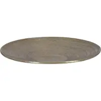 Light & Living Schaal Larre - Kunststof - Goud - 37 x 5 x 37 cm (BxHxD)