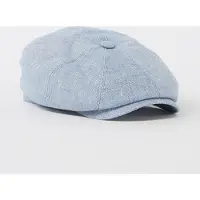Stetson Hatteras flat cap van linnen