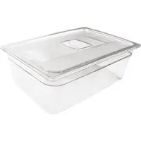 Rubbermaid Gastronorm voedselpan 1/1 13 ltr, Rubbermaid, model: VB 000131, 6 stuks per verpakking, transparant