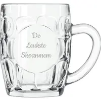 Libbey Gegraveerde Bierpul 55cl De Leukste Skoanmem