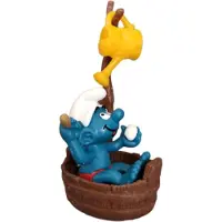 Schleich De smurfen - supersmurf 40235 - badende smurf - kunststof -