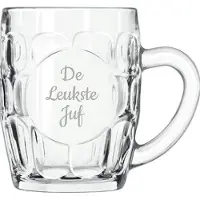 Libbey Gegraveerde Bierpul 55cl De Leukste Juf
