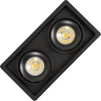 Ks Verlichting Inbouwspot Bjorn 2 zwart