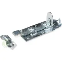 Dulimex DX Hangslotrolschuif met bocht 140 mm verzinkt
