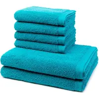 Möve 4 X Handdoek 2 X Douchehanddoek - in een set Superwuschel
