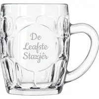 Libbey Gegraveerde Bierpul 55cl De Leafste Stazjêr