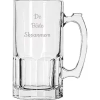 Libbey Gegraveerde Bierpul 1ltr De Bêste Skoanmem