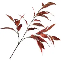 Silk-ka Kunstbloem-Zijde Bladtak Bruin 114 cm