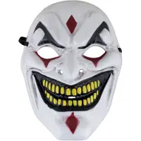 Espa Evil joker masker | wit | halloween (rood, wit en zwart)