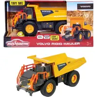 Majorette Grand Series - Volvo Kiepwagen - Constructie - Metaal - Licht en Geluid - 20 cm - Speelgoedvoertuig