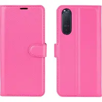Mobigear Classic Bookcase voor Sony Xperia 5 II - Magenta