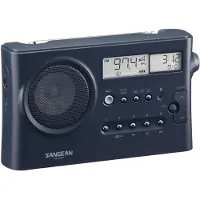 Sangean PR-D4BT Radio VHF (FM), Middengolf, AM, FM Bluetooth Wekfunctie Donkerblauw