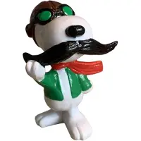 Schleich Peanuts - snoopy als piloot - speelfiguur - 6 cm - .