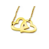 Montebello Ketting Briet - 316L Staal - Hart - 25x17mm - 50cm