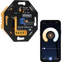 Proventa Idinio Slimme Dimmer Met App - Universeel Voor Alle Dimbare Lampen - 2 Draads - Max. 250w