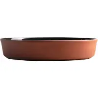 Gusta Ovenschaal - Zwart/Terracotta - 29,3x20x5,5cm