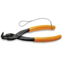 Beta 1034HS 170 Borgveertangen | inwendig 90°gebogen punten PVC handgreep H-SAFE - 010344017 010344017