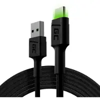 Green Cell KABGC13 USB-A - USB-C 200cm Groen 200 cm USB-kabel