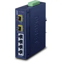 Planet IGS-620TF netwerk-switch Unmanaged Gigabit Ethernet (10/100/1000) Blauw