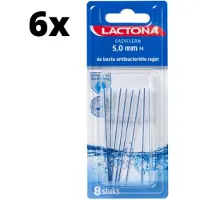 Lactona Ragers EasyClean M 5.0mm Blauw - 6 x 8 stuks - Voordeelverpakking