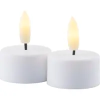Sirius Sille Rechargeable Tealight - Lot de 2 Ø 4 cm