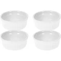 COSY&TRENDY Cosy & Trendy Mini Ramekin - 7 cm x 7 cm x 2.6 cm - Wit - Set-4