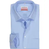 MARVELIS Modern Fit Overhemd blauw, Effen