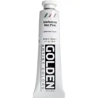 Golden Artist Colors Heavy Body Acrylverf Interference Red (Fin) 59 ml 1 stuk