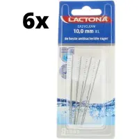 Lactona Ragers EasyClean XL 10.0mm Transparant - 6 x 8 stuks - Voordeelverpakking