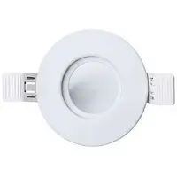 Interlight Frames MR16 GU10 | MR16 frame 90mm rond wit RAL9016 IP65