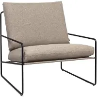 Ferm Living Desert 1-zitsbank voor buiten Dolce Dark Sand | Black
