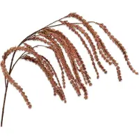 Silk-ka Kunstbloem-Zijde Amaranthus Hang Bruin 114 cm