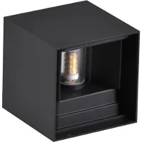 ABC-led LED gevellamp G9 - 5W - Zwart
