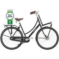 POPAL Damesfiets Daily Dutch Prestige n7 rb nd mat zwart 28 inch 59 cm