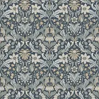 Boråstapeter Vliesbehang 3292 - Timeless Traditions - Bloemen Blauw - 53cm x 10.05m
