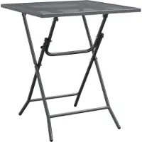 vidaXL Tuintafel 60x60x72 cm metaalgaas antracietkleurig