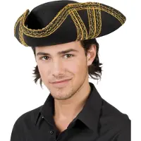 Boland - Hoed Piraat Royal fortune goud - 58 - Volwassenen - Mannen - Piraten
