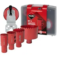 Rubi 51931 KIT Drygres Premium 4 Diamantboren - 28/35/43/68mm