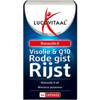 Lucovitaal 2x Rode Gist Rijst met Visolie en Q10 63 capsules