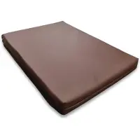 Topmast Jumbo - Hondenbed - Bruin - 80 x 55 x 10 cm - Leatherlook Hondenkussen - Hondensofa - Honden Ligbed - Hondenmatras