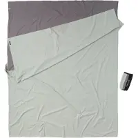 Cocoon - TravelSheet Cotton ''Double'' - Reisslaapzak 220 x 180 cm - Double, grijs