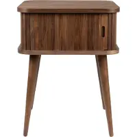 Zuiver Bijzettafel Barbier Side Table Walnut
