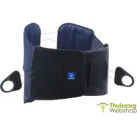 Thuasne -LOMBASTAB laag 21 cm, Zwart-blauw, maat 3