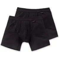 Schiesser Autentic Heren Boxershort - 2 pack - Zwart - Maat M