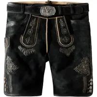 Stockerpoint Klederdracht broek 'Bertl' donkerbeige / antraciet