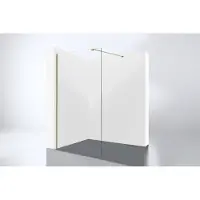 Best design Inloopdouche Dalis Nancy 80x200cm 8mm Nano Glas Mat Goud